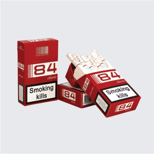 Cigarette Boxes Custom cigarette box with elegant branding design.