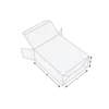 1-2-3 bottom tuck top box with elegant custom branding.