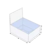 1-2-3 bottom display lid box with transparent top for showcasing products.