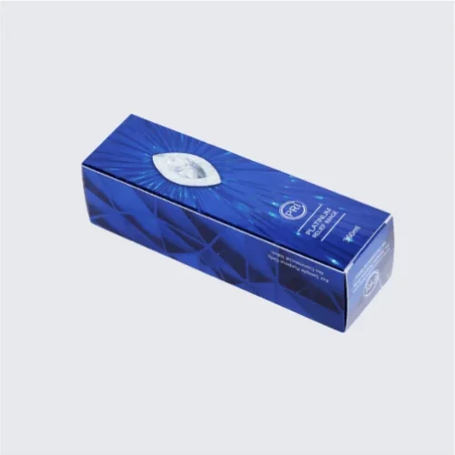 Eco-friendly custom lipstick box with unique graphics.