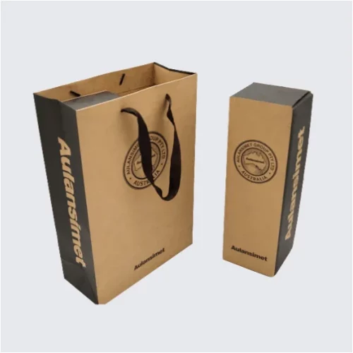 Premium apparel packaging box with durable construction.