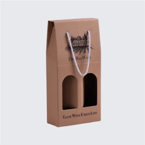 Corrugated boxes pack of two bottles