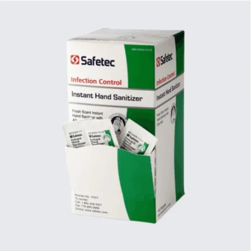 Elegant sanitizer packaging box showcasing professional design.