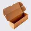 Durable rectangular shipping box for secure product packaging.
