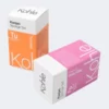 Custom skincare oil box with elegant design and branding.
