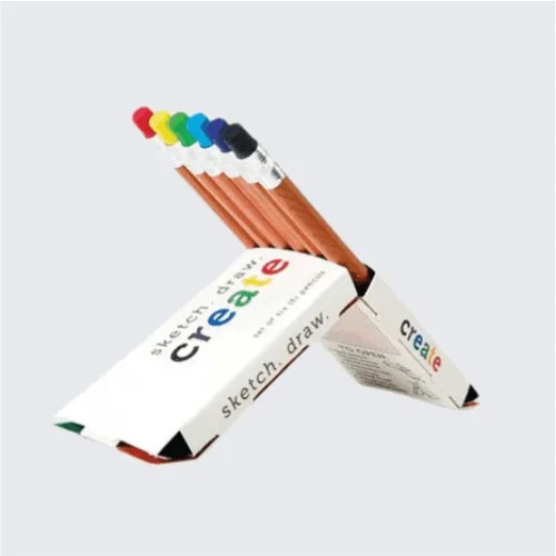 Stylish pencil box for student organization.